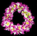 Hawaiian Double Flower Haku Lei(head Lei)